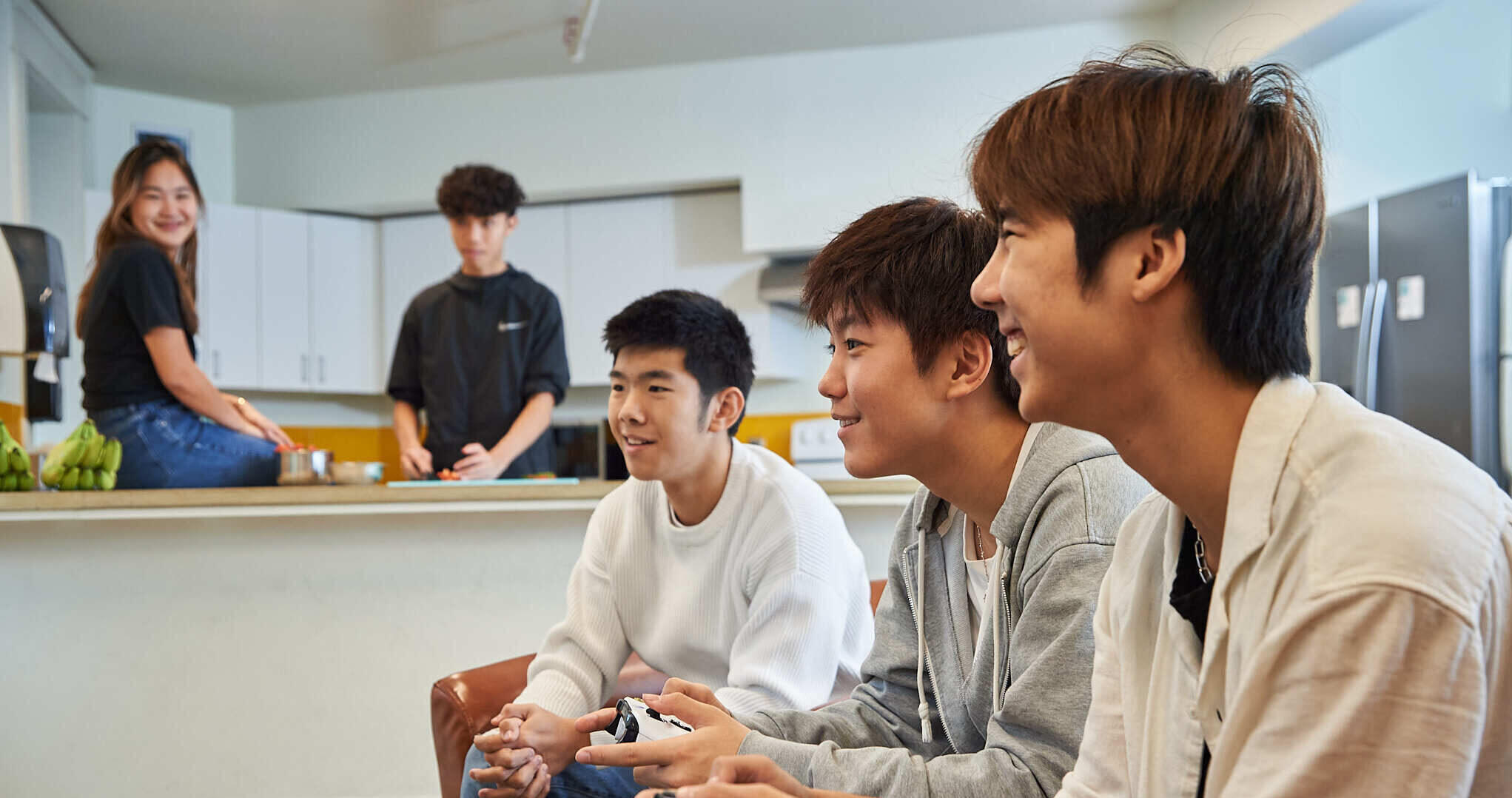 学生寮での共同生活